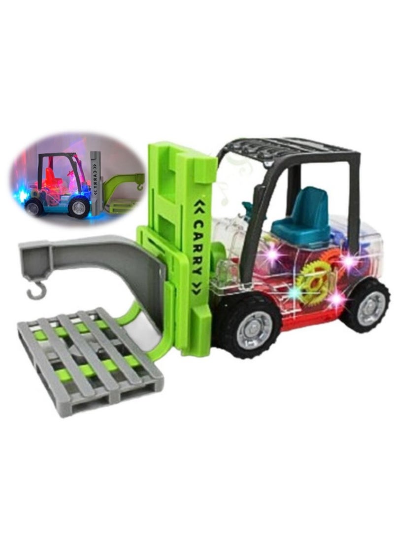 Battery Operated Transparent Forklift - Image 1
